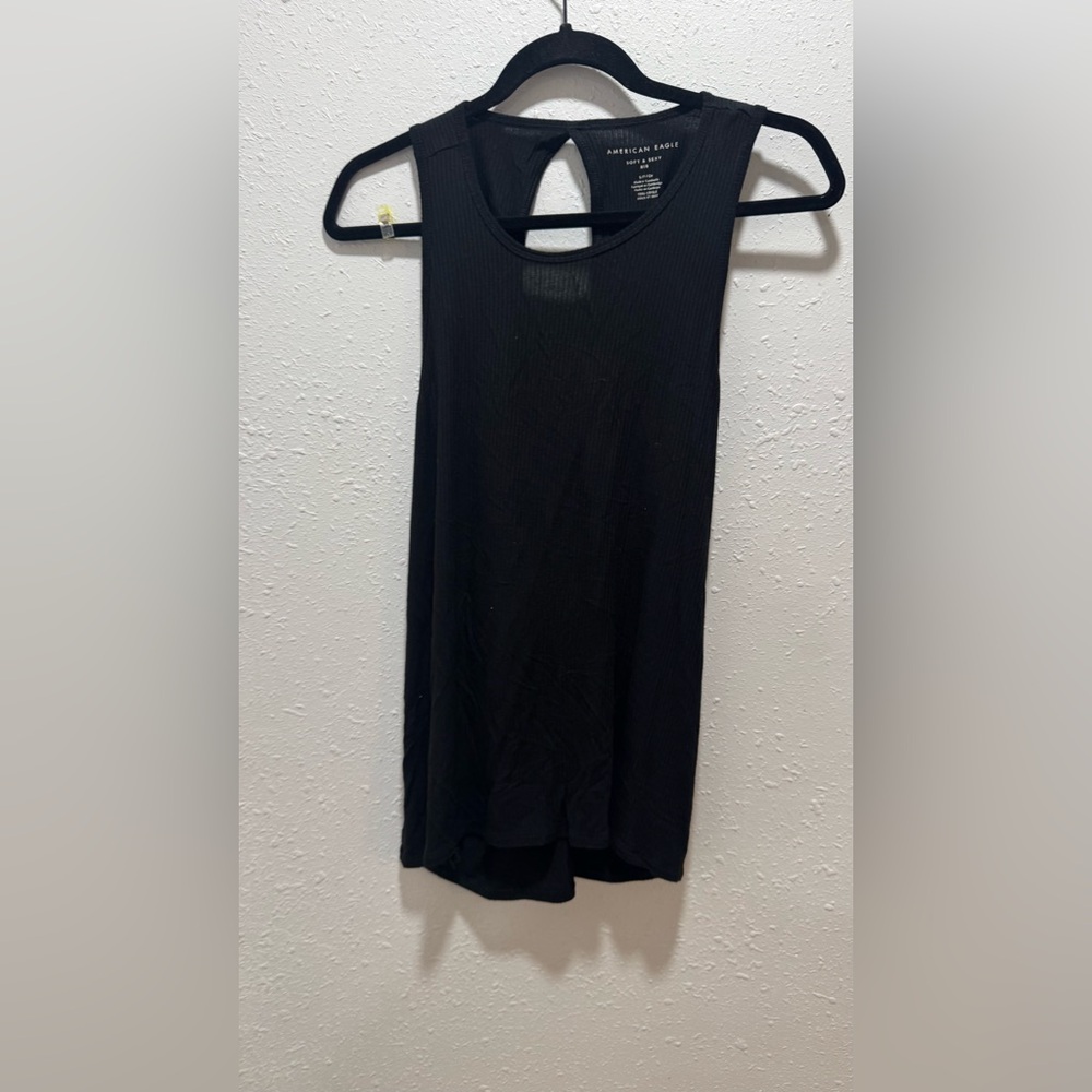 American Eagle Outfitters Black Tank Top
